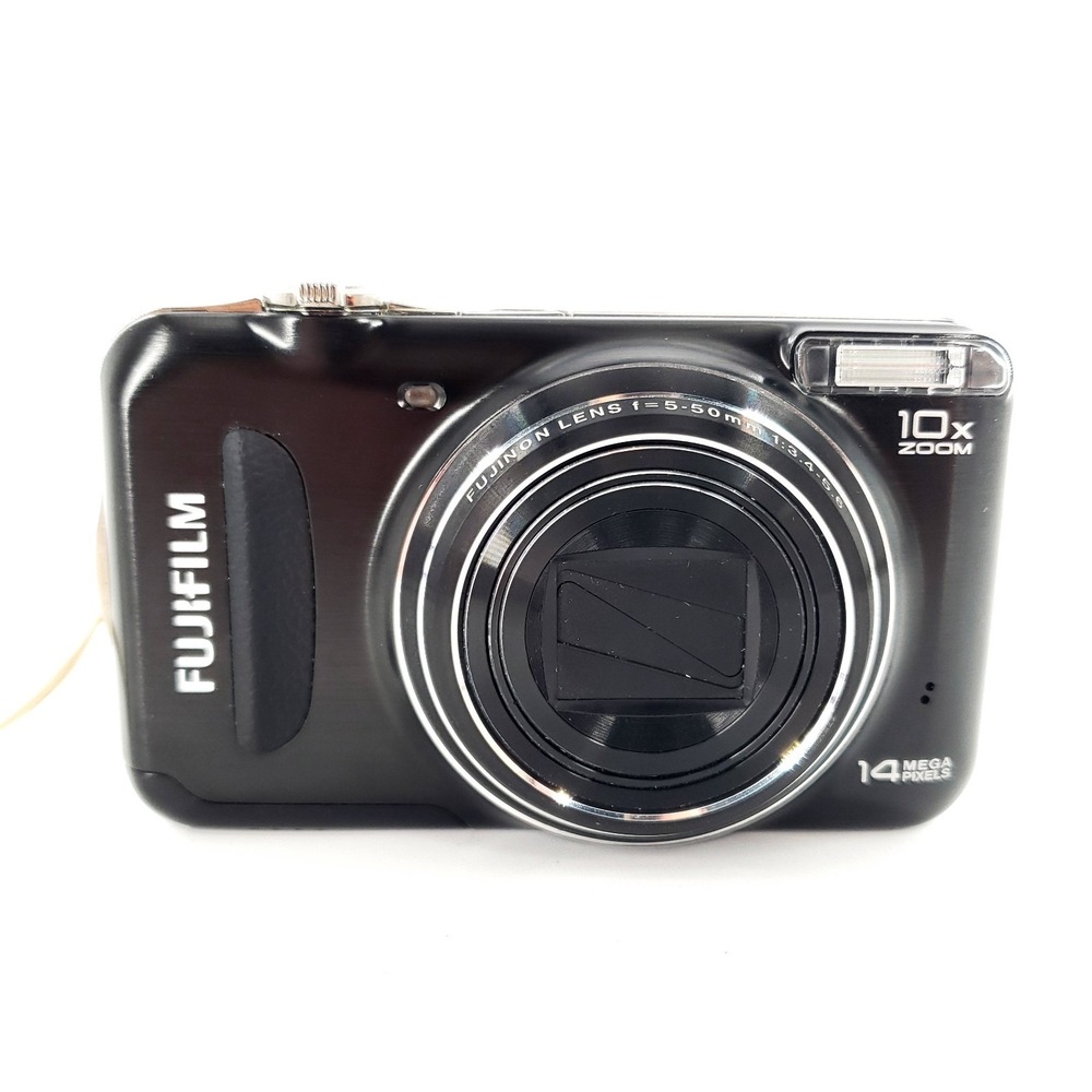 Fujifilm FinePix T190WM 14MP Digital Camera Black w/ Charger, Card, Box Tested - Picture 2 of 13